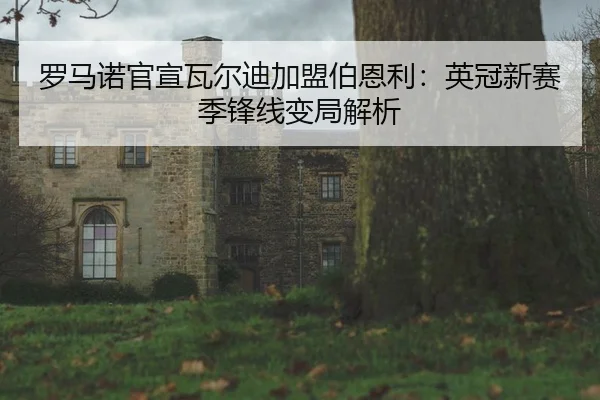 罗马诺官宣瓦尔迪加盟伯恩利：英冠新赛季锋线变局解析